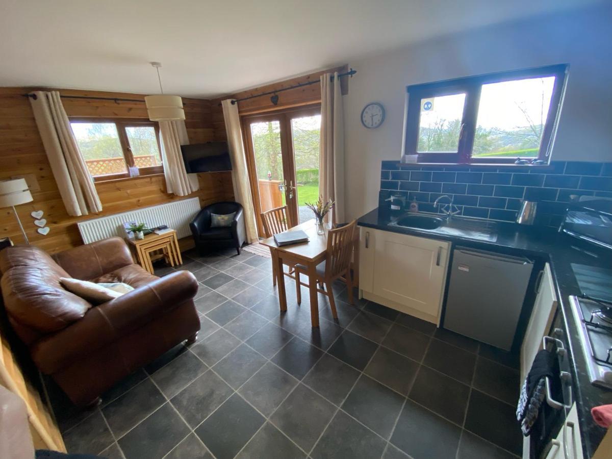 Swansea Log Cabin Pontardawe Exterior foto
