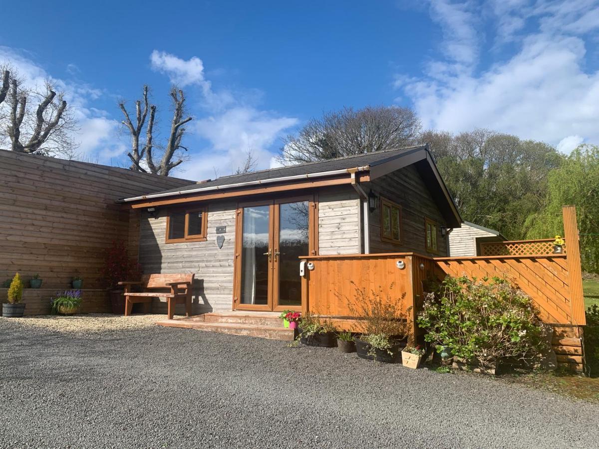 Swansea Log Cabin Pontardawe Exterior foto