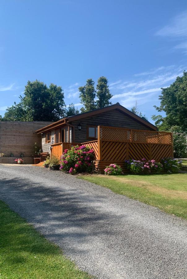 Swansea Log Cabin Pontardawe Exterior foto